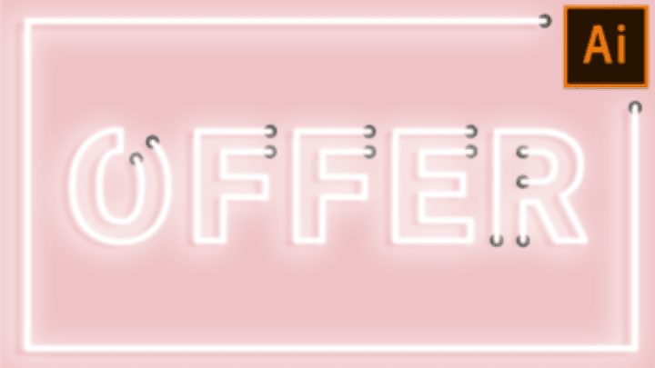 neon light thumbnail