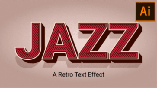 retro text effect thumbnail