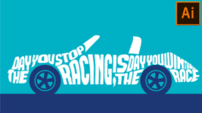 typography car thumbnail