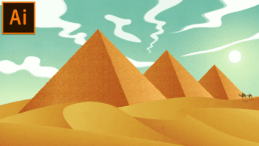 egypt pyramid illustration thumbnail