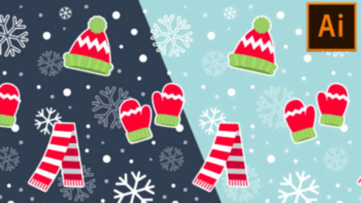 winter themed pattern thumbnail