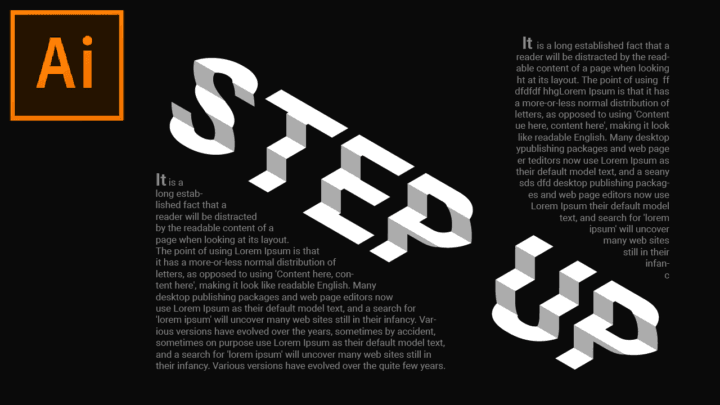 stepped letter thumbnail