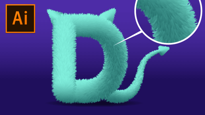 furry letter D thumbnail