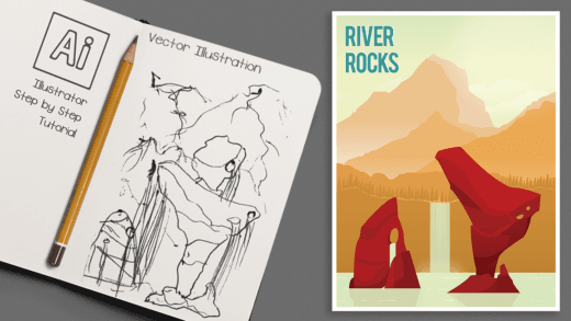 RiverRocks Illustration